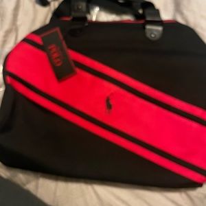 Ralph Lauren barrel duffel bag zip top